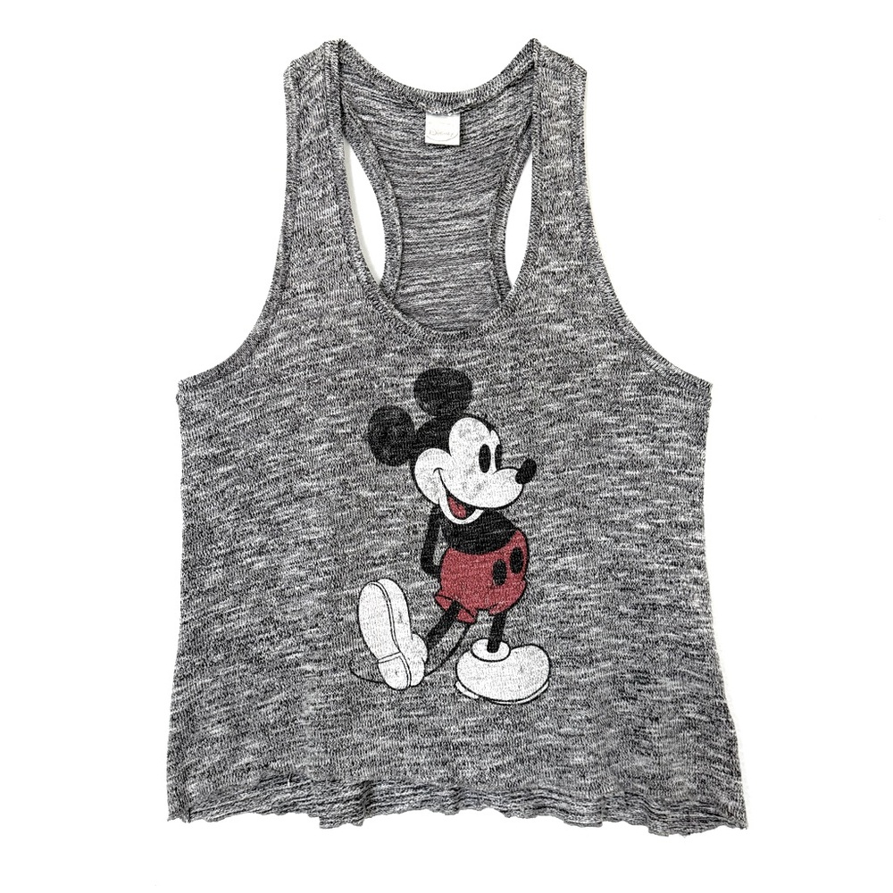 Mickey Mouse Soft & Slouchy Sweater Knit Tank Top / Vintage Style / L / Disney